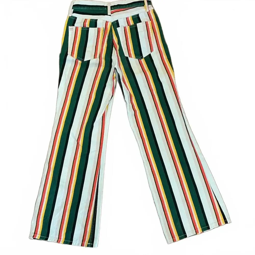BDG Urban Outfitters Striped Wide Legs Pants Boho - Picture 6 of 7